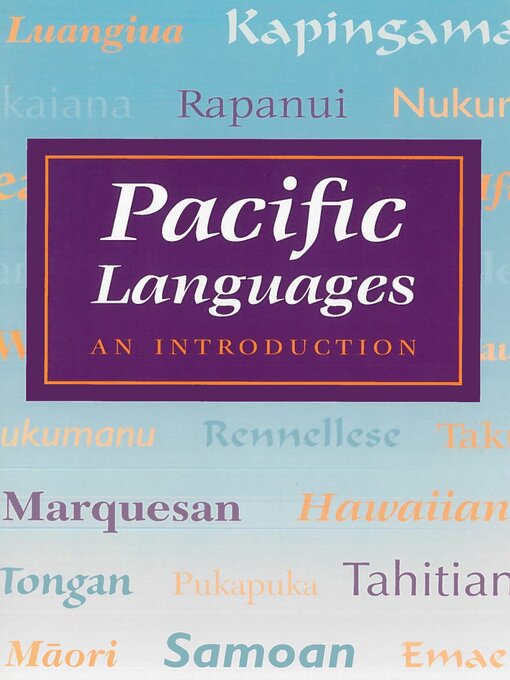 Title details for Pacific Languages by John Lynch - Available